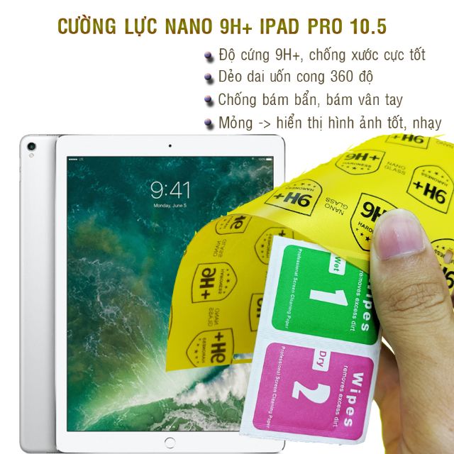 Dán cường lực dẻo iPad Pro 10.5 inch
