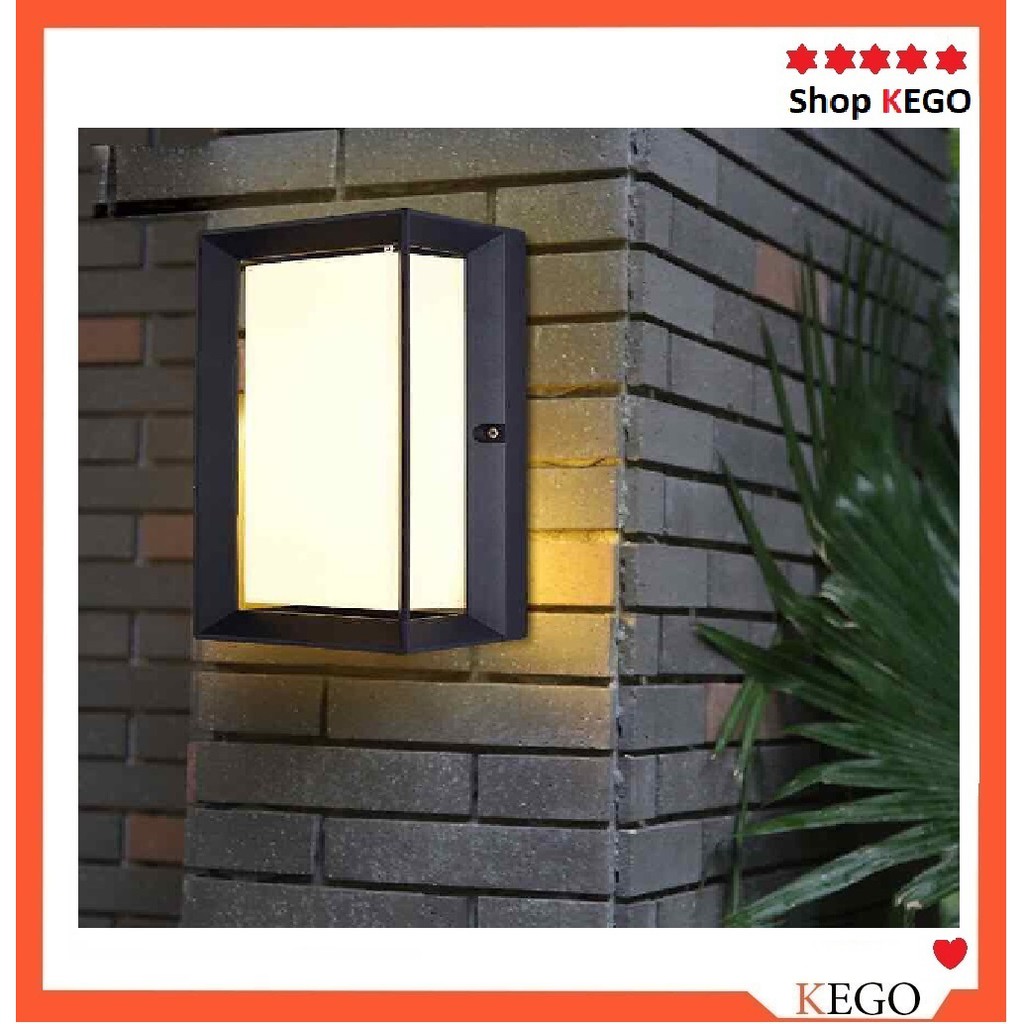 Đèn tường led ngoài trời hiện đại Hình hộp chữ nhật Mã 155