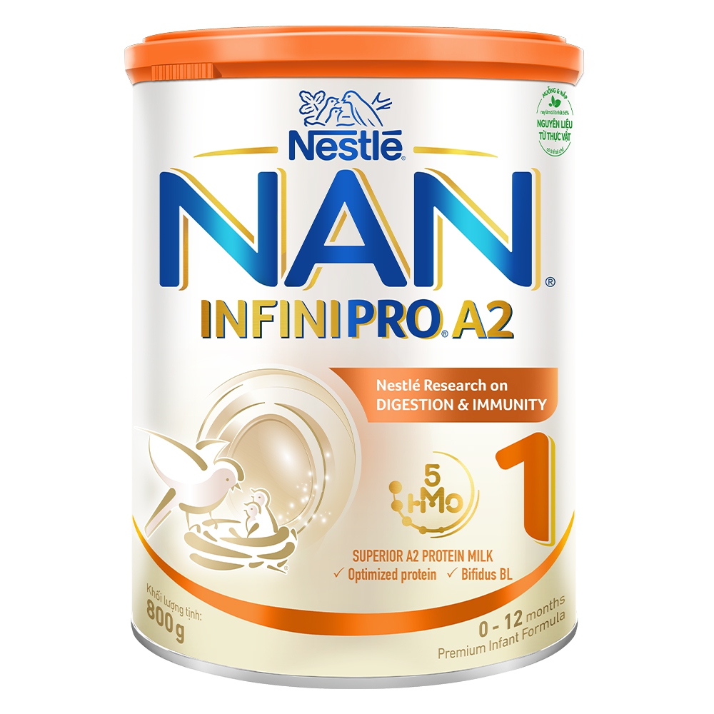 Sữa Nan InfiniPro A2 số 1,2,3 800g cho bé 0-6 tuổi