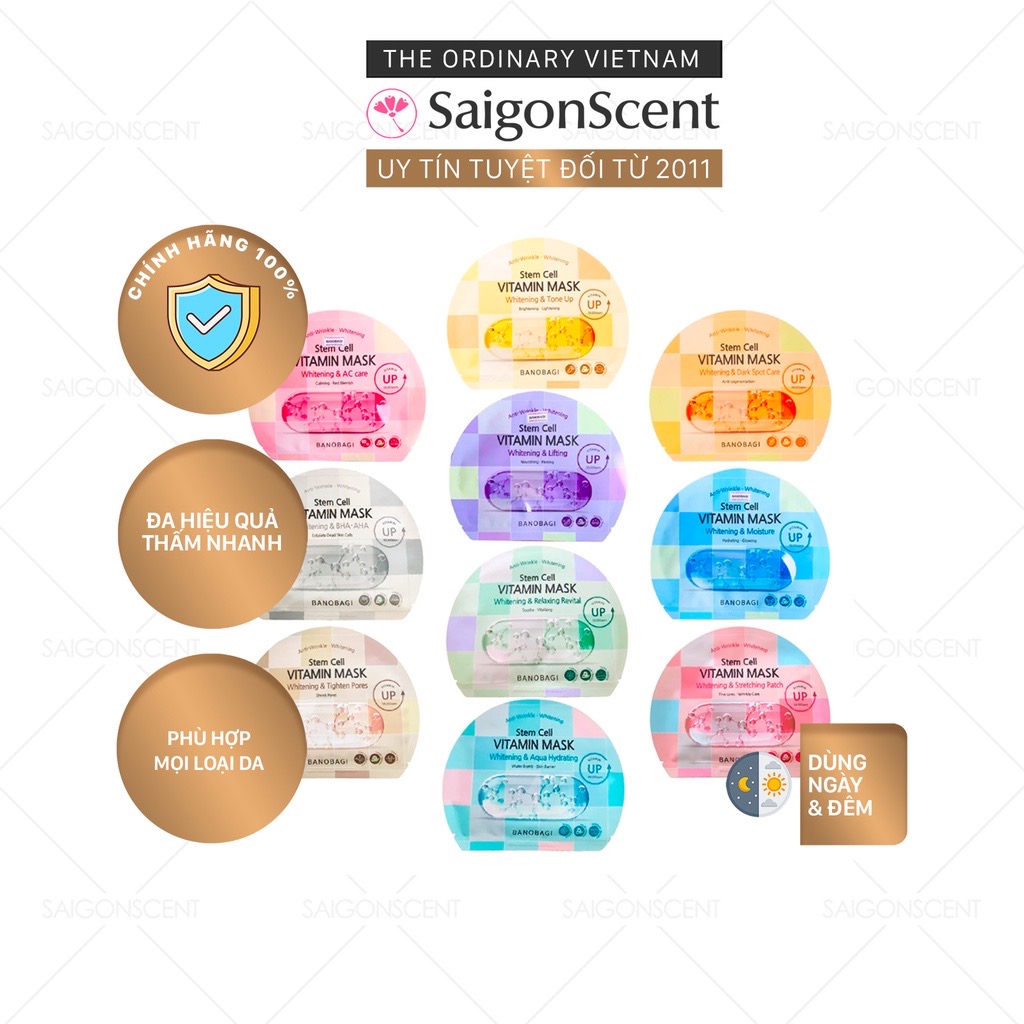Mặt nạ dưỡng da banobagi stem cell vitamin mask