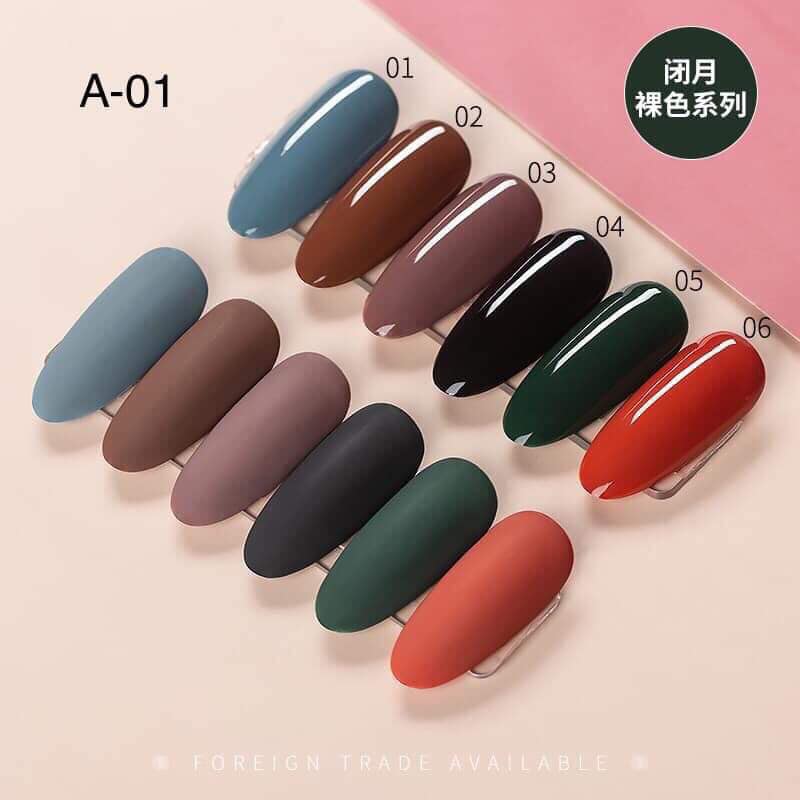 Sơn gell as chai đỏ mã a-01 15ml - lẻ màu