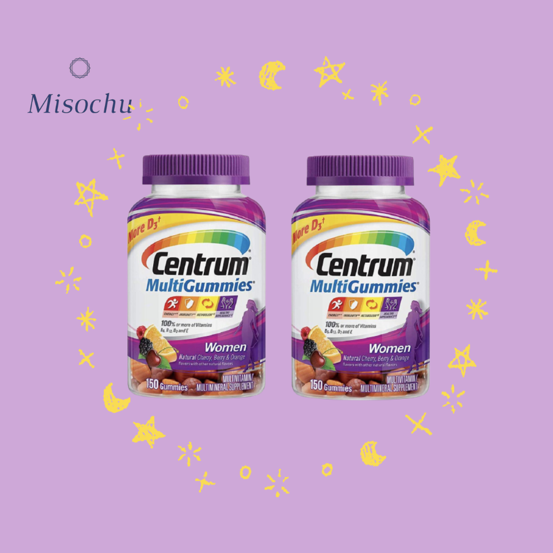 Viên Nhai Bổ Sung Vitamin Tổng Hợp Centrum MultiGummies Women 150 Viên - Misochu