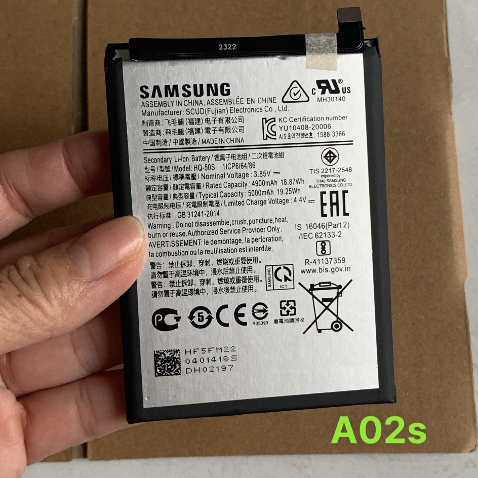 Pin samsung a02s/ a03s / a03 /hq-50s zin hàng nhập khẩu dung lượng 5000mah