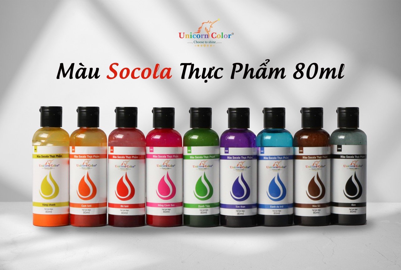 Màu dầu pha socola Unicorn Đông Tiến chai 80ml