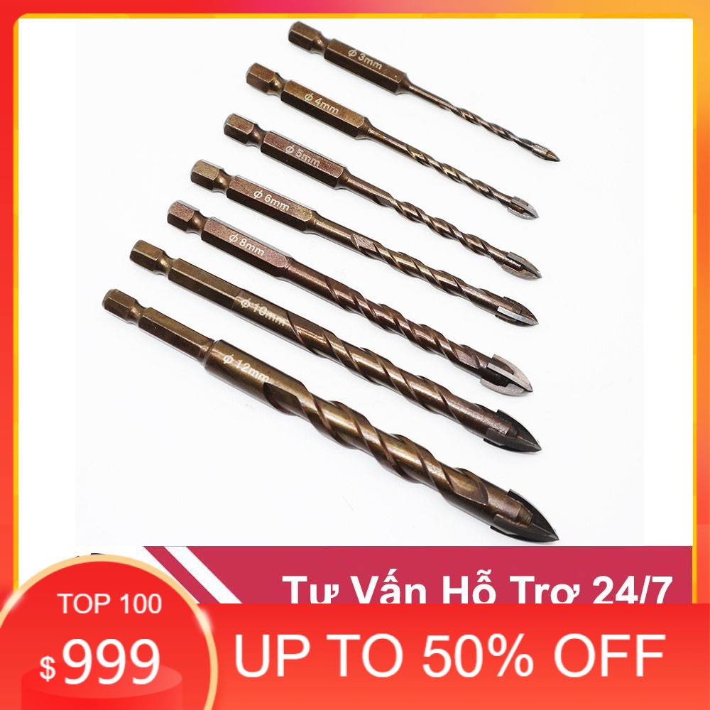 Mũi khoan Đa Năng Bốn Cạnh Chân Lục Giác Các Loại