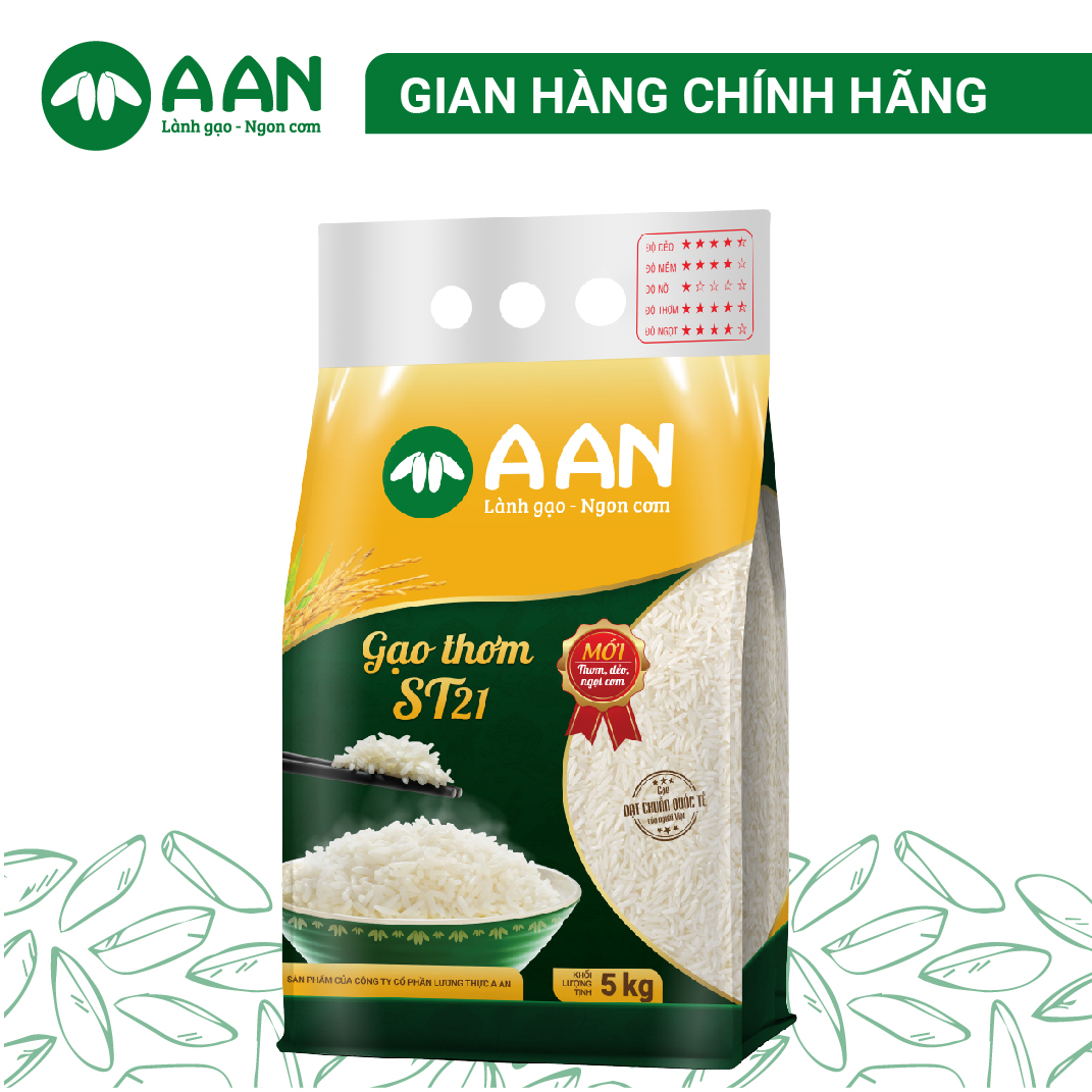 Gạo st21 túi 05kg - chính hãng gạo a an