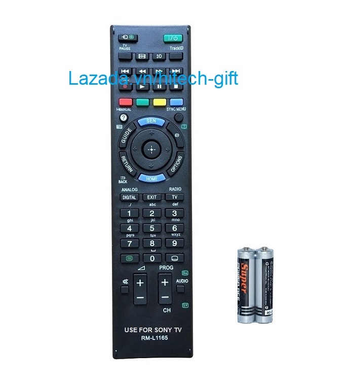 Remote Thay Thế Đồ Bấm Điều Khiển Tivi SONY RM-L1165 LCD LED internet TV Thay Được RM-GD027 RM-ED047