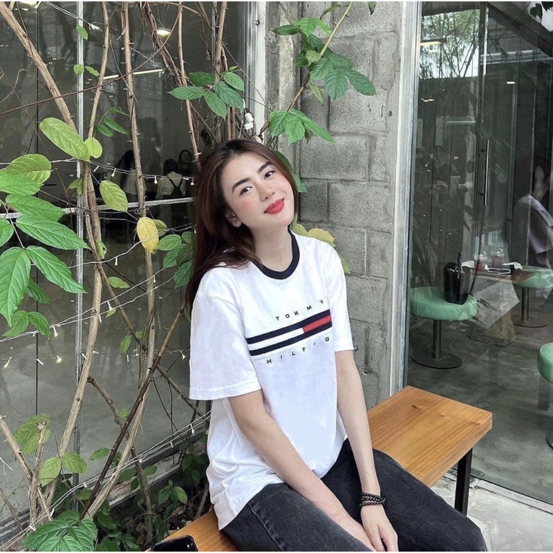 Áo thun unisex tommy hilfiger chính hãng - shipped korea