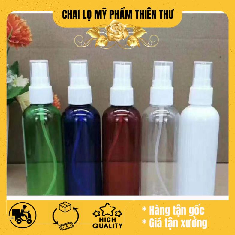 Chai xịt phun sương nâu 20ml/30ml/50ml/100ml - chai lo my pham - lo chiet nuoc hoa