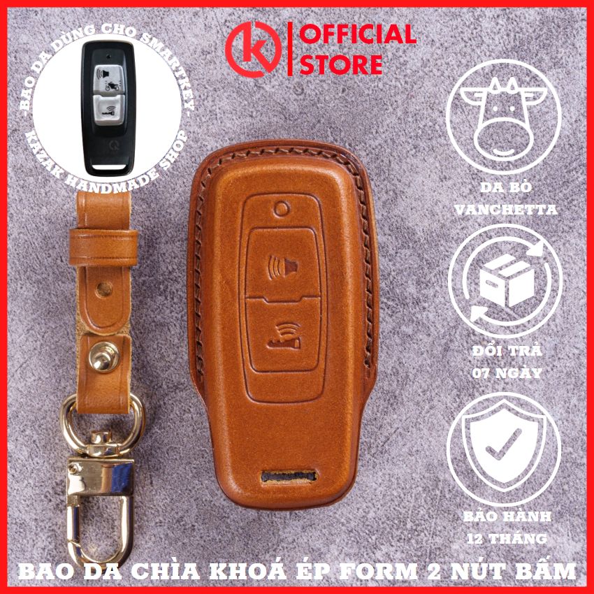 Bao da bảo vệ chìa khoá xe máy honda sh 2021, sh 2022, sh 350i, sh mode, lead 2022, cub, winner x 2022 công nghệ ép form 2 nút bấm ốp chìa khoá da thật bọc chìa khoá xe máy đồ da thủ công kazak hon-s2