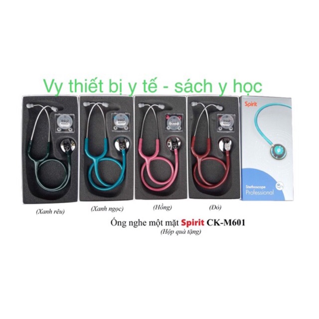 Ống Nghe M601P 1 Mặt ( Tặng Khắc Tên ) - Xanh rêu hộp to