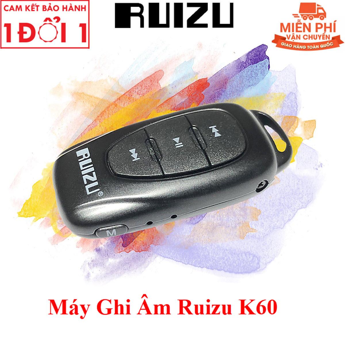 Máy ghi âm mini chuyên nghiệp ruizu k60 bộ nhớ trong 8gb cao cấp - máy ghi âm, nghe len hình chìa khóa cao cấp k60 - máy ghi âm hỗ trợ học tiếng anh k60 - máy ghi âm giá rẻ