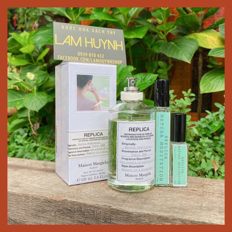 Mẫu thử nước hoa replica matcha meditation 5ml - 10ml