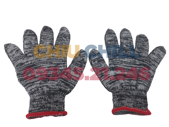 [HCM]Combo (10 đôi) Găng tay len kim 10 màu 40g - Găng tay lao động.
