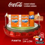 [SIÊU SALE ] Thùng 24 Lon Nước Ngọt Có Gas Fanta Vị Cam 320ml/Lon Sale 25.06 Coca-Cola Chính Hãng_LD