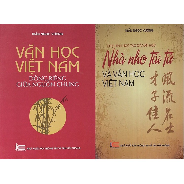 nguyetlinhbook Sách - Combo Văn Học Việt Nam Dòng Riêng Giữa Nguồn Chung + Nhà Nho Tài Tử Và Văn Học Việt Nam - Tác Giả Trần Ngọc Vương.