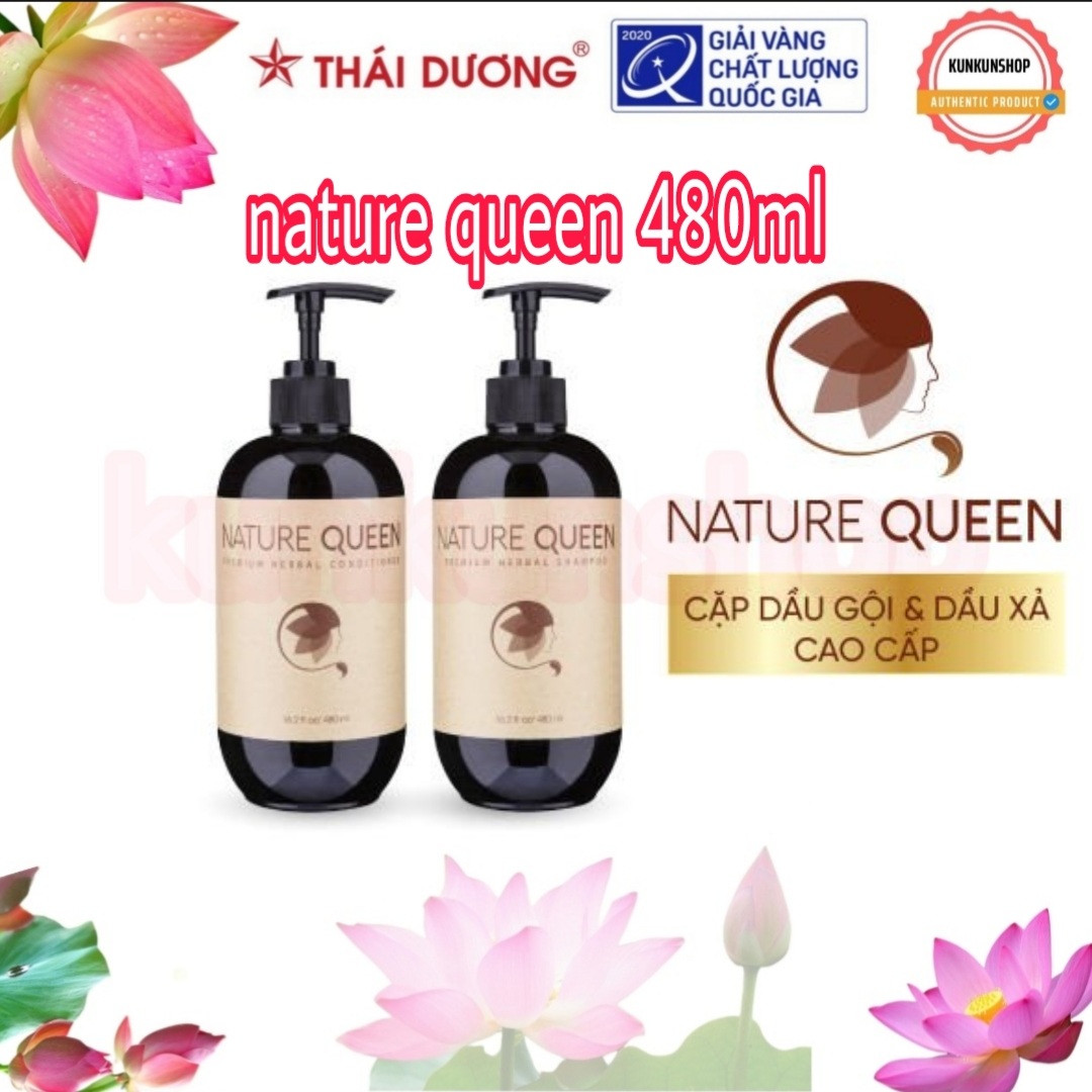Bộ gội- xả nature queen cao cấp chai 480ml sao thái dương