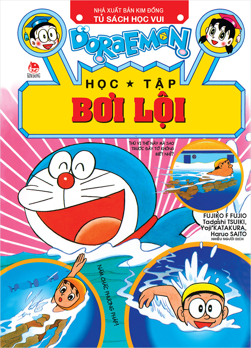 Kim Đồng - Doraemon học tập - Bơi lội