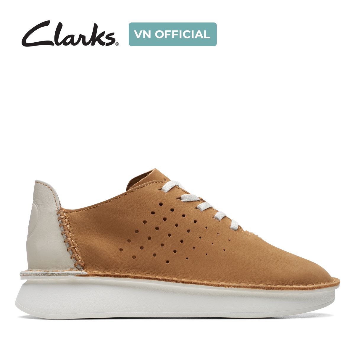  Giày Sneaker Da Nữ Clarks - Velhill Etch 