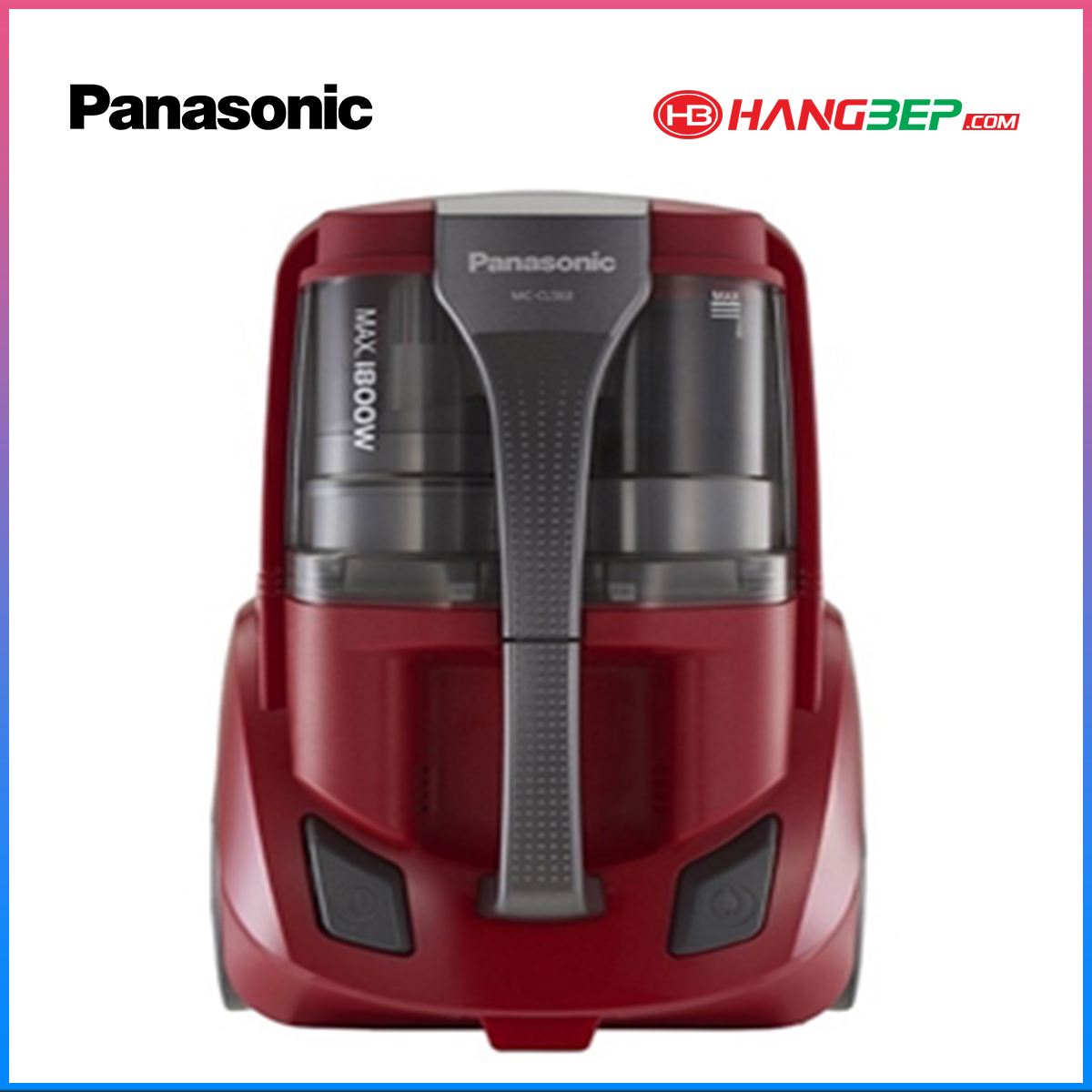 Máy hút bụi khô panasonic mc-cl563rn46 - màu đỏ