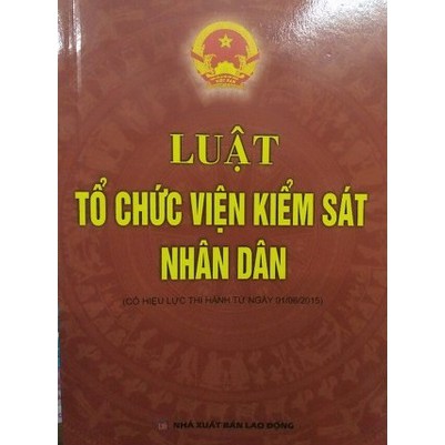 Sách - Luật tổ chức viện kiểm sát nhân dân