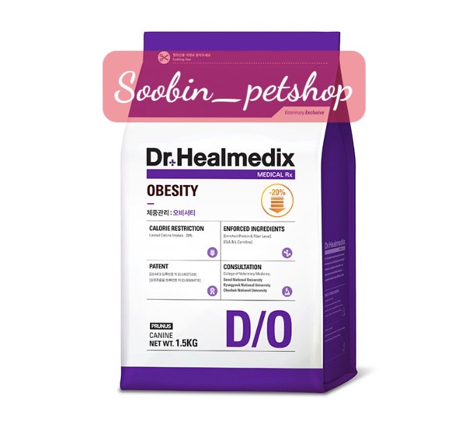 6KG Thức ăn chó Dr.Healmedix Obesity - Hỗ trợ giảm cân
