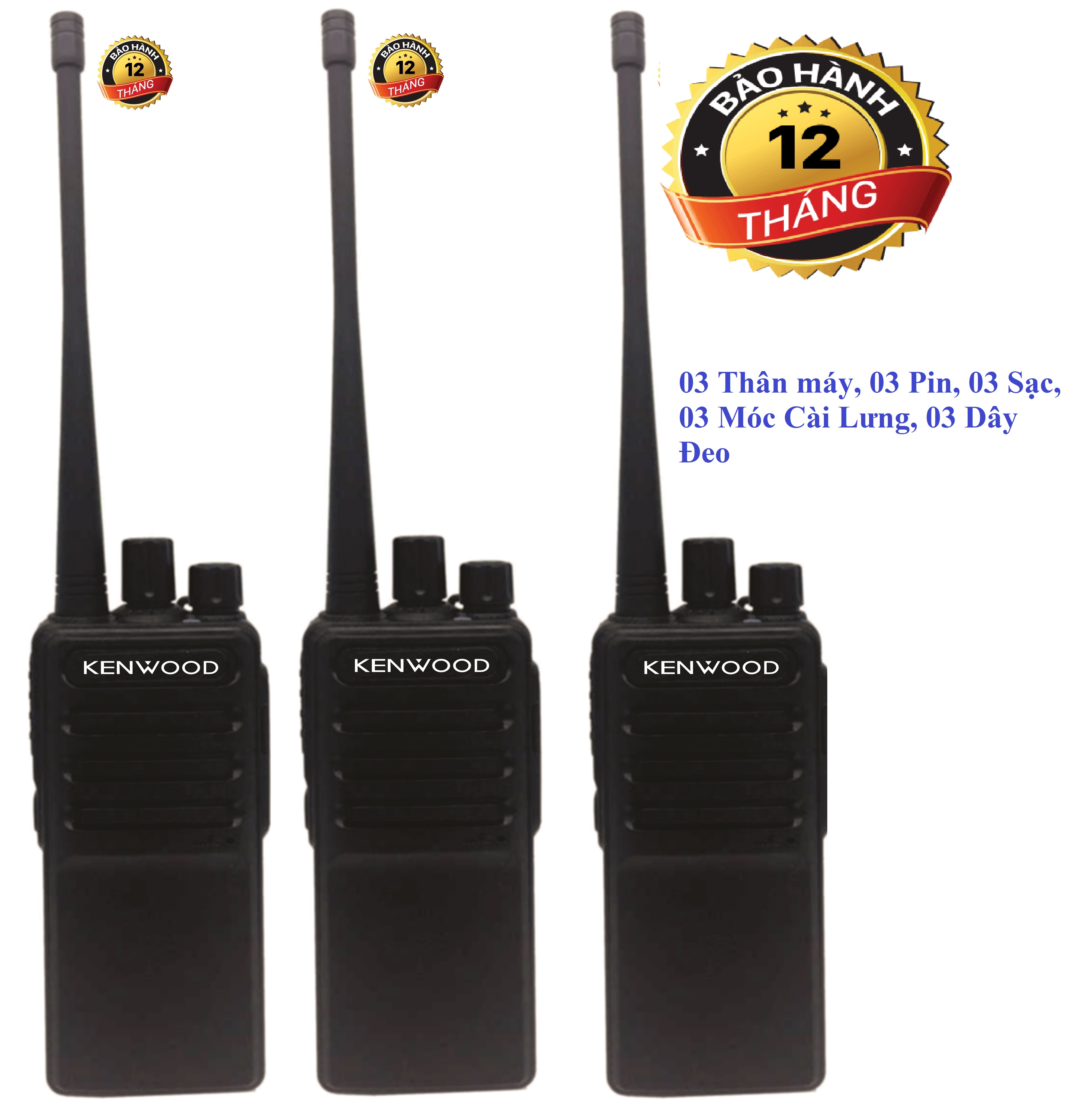 Bộ 3 bộ đàm kenwood tk3390