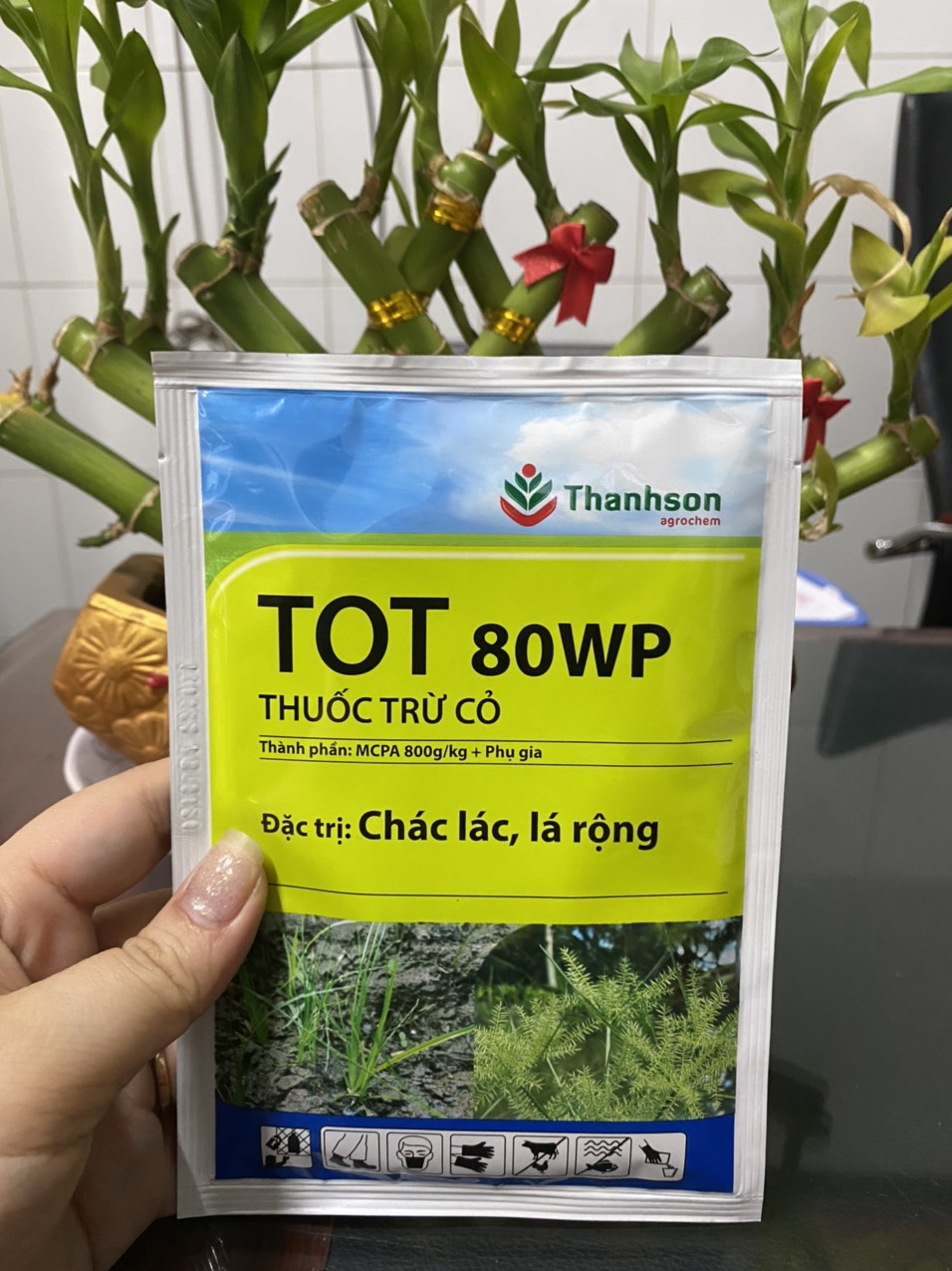 Thuốc trừ cỏ - tot 80wp - phòng ngừa chác lác, lá rộng - thanhson - 25g