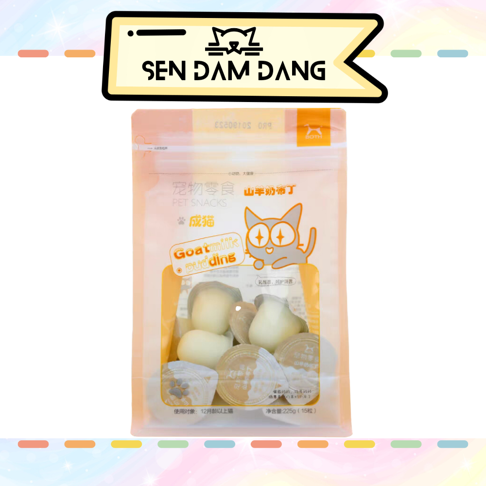 Pudding sữa dê cho mèo