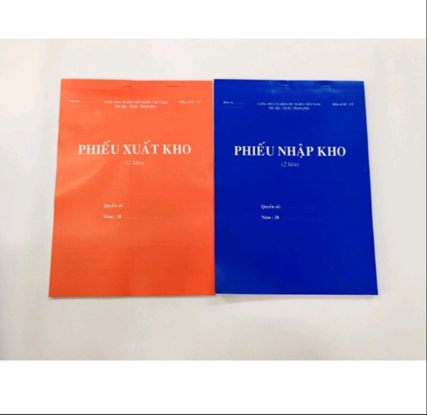 Phiếu xuất kho/ nhập kho a4-2 liên 60 tờ