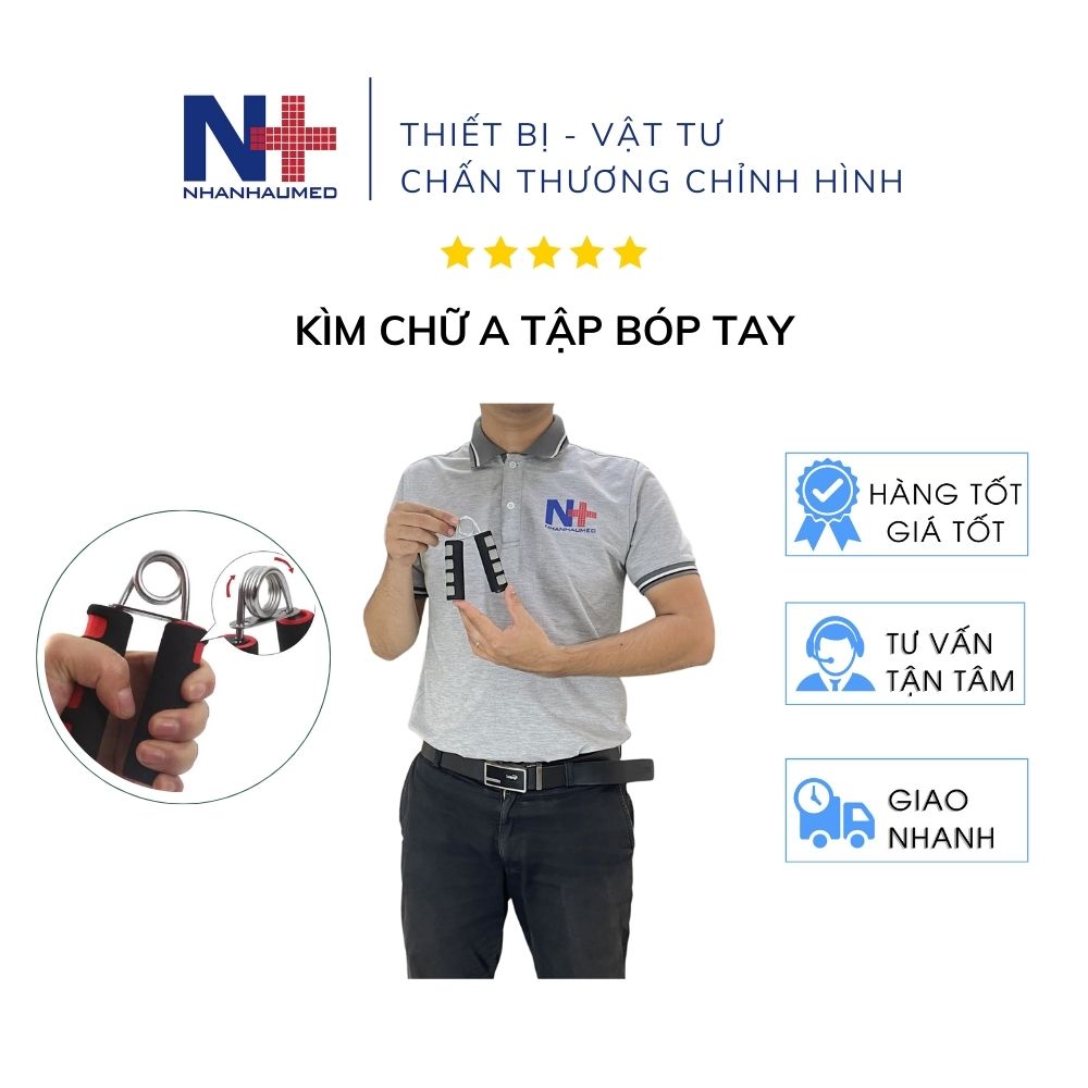 Kìm bóp tay tập luyện phục hồi chức năng ngón tay - dụng cụ tập luyện cơ tay, kìm a