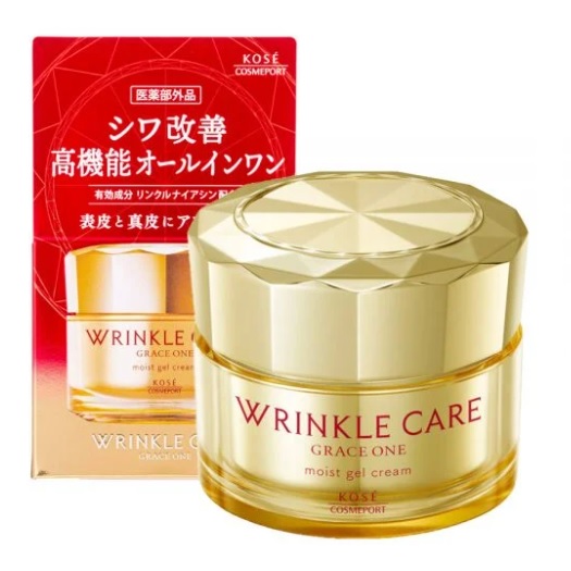 Kem dưỡng ẩm, săn chắc da Kose Wrinkle Care  Grace One (100g) - Nhật Bản
