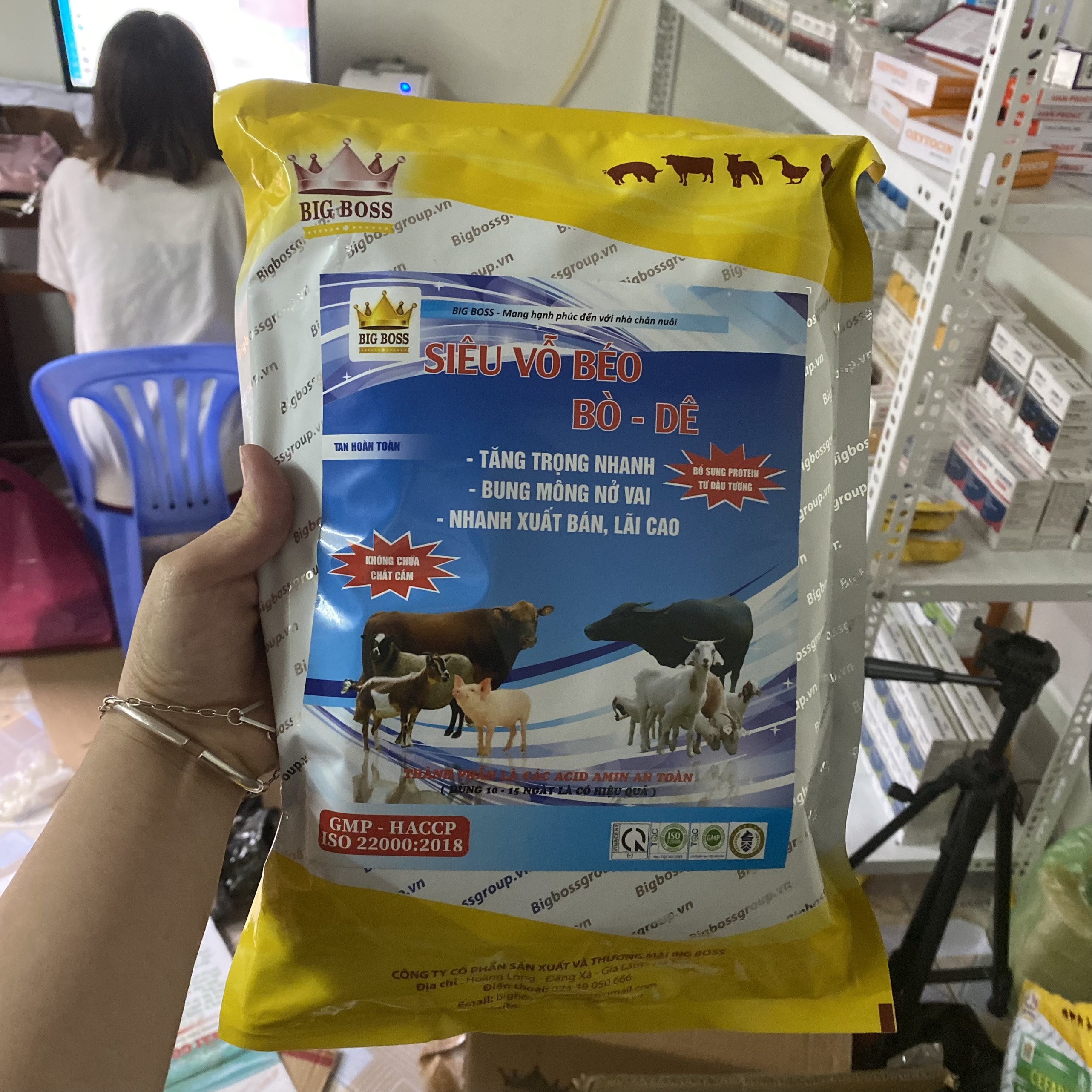 Siêu Vỗ Béo Trâu, Bò, Dê, Lớn Nhanh, Nhanh Xuất Bán, Lãi Cao