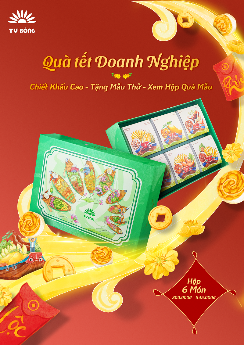 Hộp Quà Tết 6 món - Lộc Phát Tài