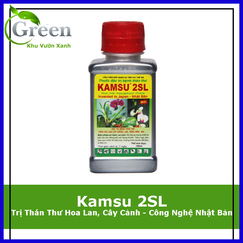 Thuốc Trừ Bệnh Thán Thư Kamsu 2SL Cho Hoa Lan Cây Cảnh - Chai 100ml
