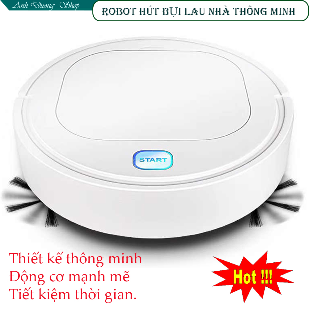 Robot Hút Bụi Lau Nhà, Máy Hút Bụi Thông Minh, Đường di chuyển làm sạch thông minh - Bước Tiến Đột Phá Của Nền Công Nghệ 4.0. .