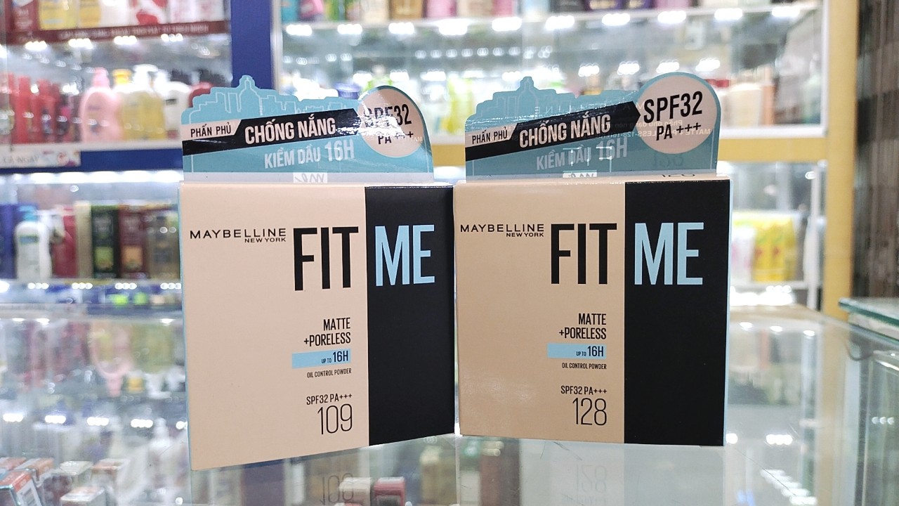 Phấn Phủ Mịn Lì Maybelline Fit Me Matte Poreless Powder oil control 16h Spf32 Pa+++ 6g-đủ màu