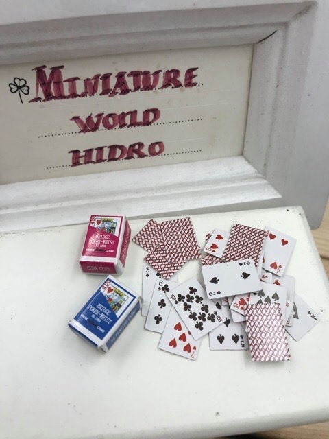 Mô hình đồ chơi bộ bài tây poker mô hình bộ bài tây poker siêu mini tí hon cam kết sản phẩm đúng mô tả chất lượng đảm bảo