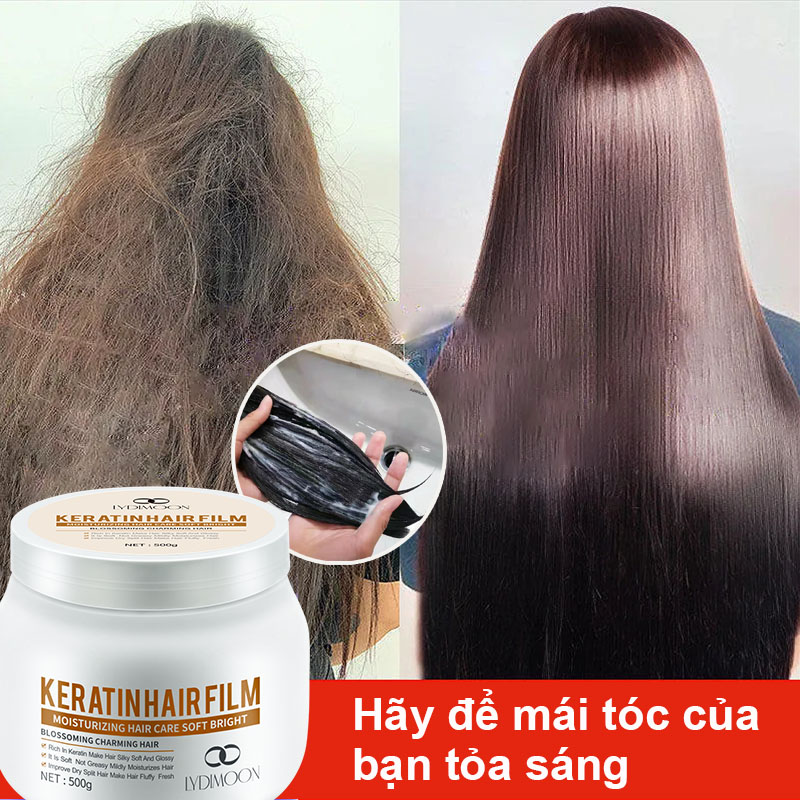 Mặt nạ tóc Keratin Sửa chữa mặt nạ tóc mặt nạ tóc phục hồi cao cấp 500g mặt nạ dưỡng tóc phục hồi mặt nạ dưỡng tóc cao cấp Khôi phục tóc bị hư hỏng Bổ sung dinh dưỡng tóc Tóc mịn màng