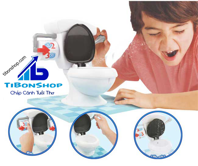 Đồ chơi thử thách Bồn cầu rắc rối - Đồ chơi thử thách