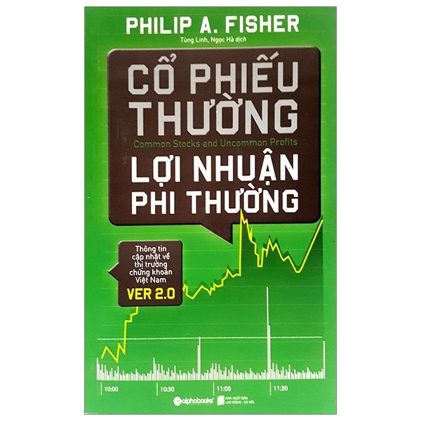 nguyetlinhbook Sách - Cổ Phiếu Thường Lợi Nhuận Phi Thường - Tác Giả Philip A. Fisher.