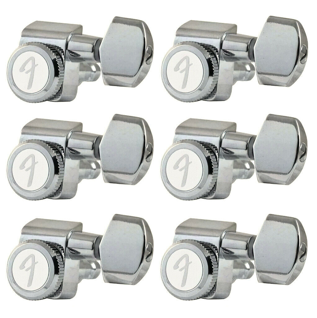 Bộ 6 khóa dây đàn guitar Fender Locking Tuning Machines