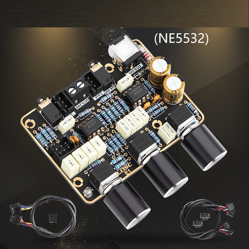 Mạch âm sắc preamp ne5532 op275 nguồn dc 12-24v siêu ngọt