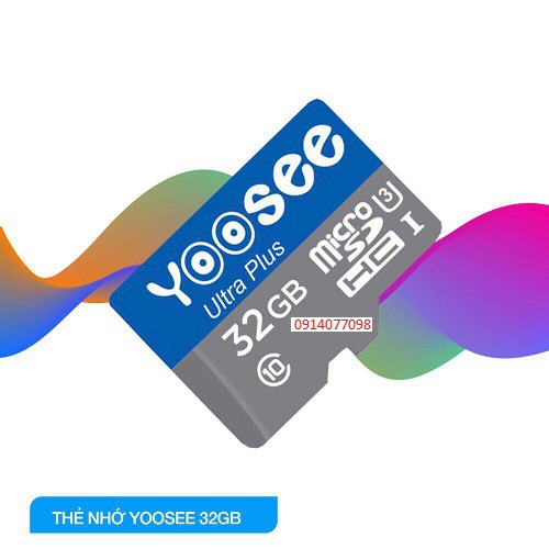 Thẻ nhớ camera yoosee 32gb, tốc độ đọc class 10 - bảo hành 12 tháng