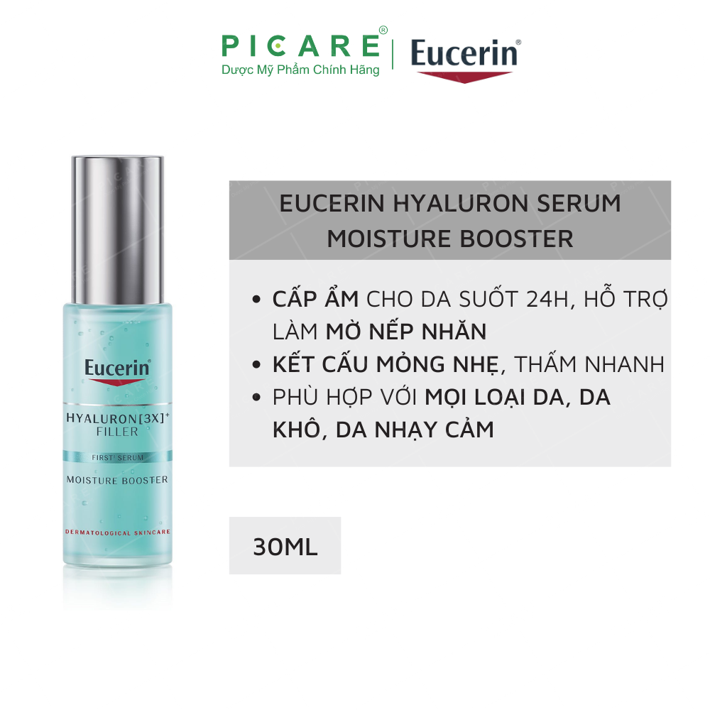 [GIẢM 20K ĐƠN 399K] Eucerin Tinh Chất Cấp Ẩm & Ngăn Ngừa Lão Hóa Hyaluron-Filler Moisture Booster 30ml