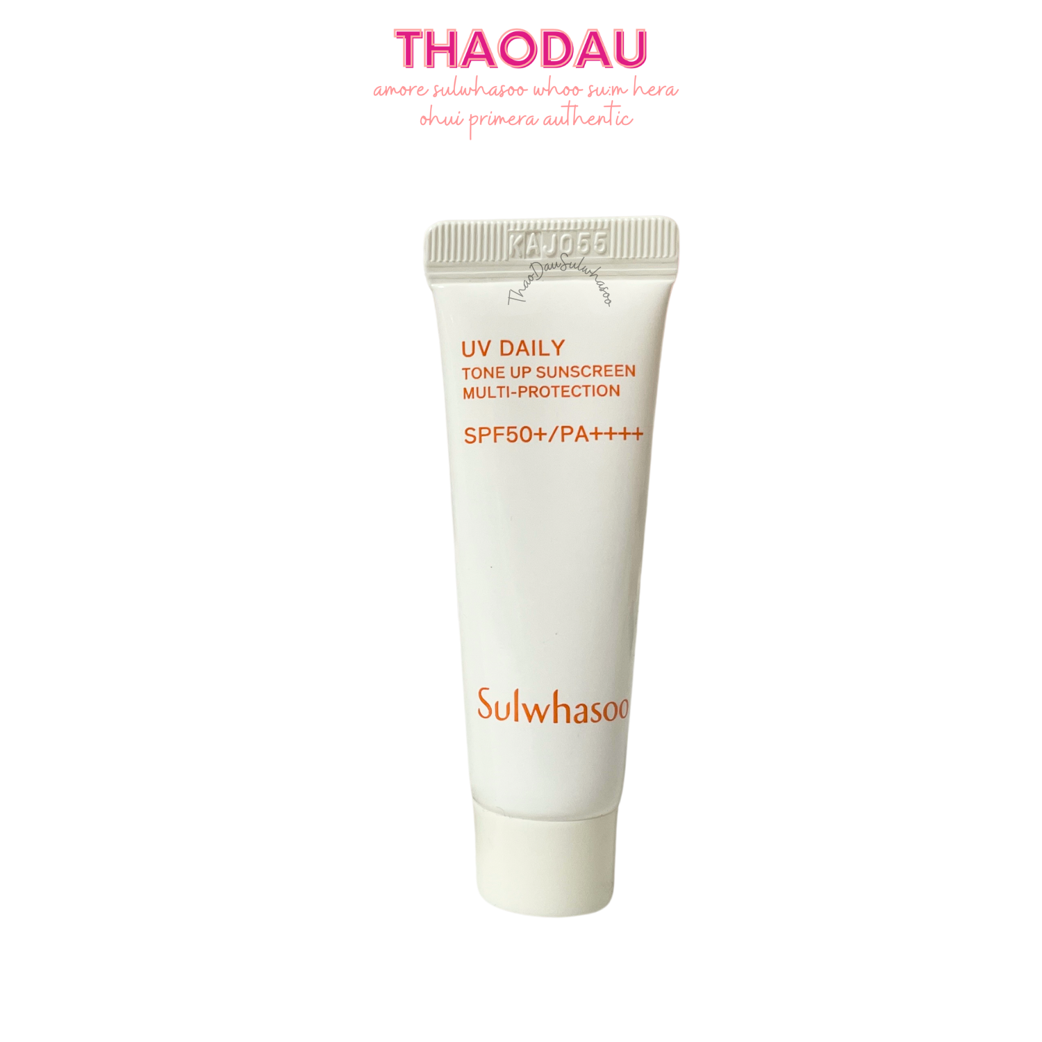 Sulwhasoo kem chống nắng nâng tông Sulwhasoo UV Daily Tone Up Sunscreen Tuýp 10Ml Màu 02 tloskorea cũ