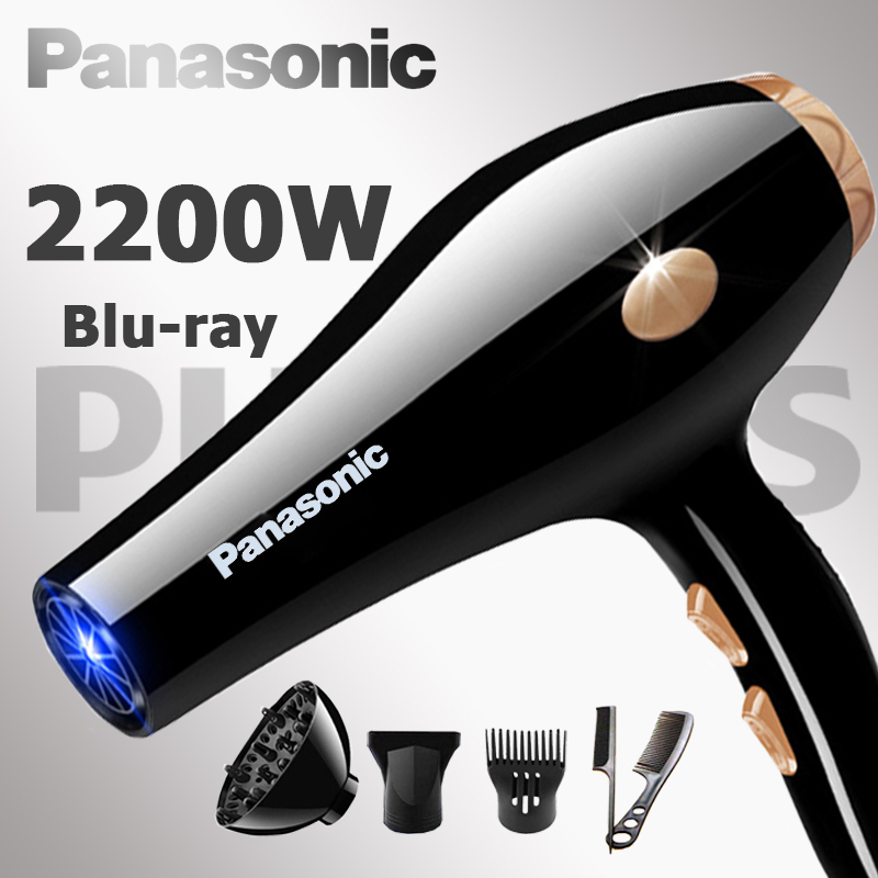 Panasonic Máy sấy tóc đa năng tạo kiểu 2 chiều nóng lạnh công suất lớn 2200W tích hợp ion với nhiều chế độ sấy bảo vệ an toàn cho tóc