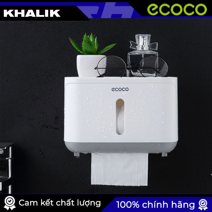 [Hàng cao cấp] Kệ đựng giấy vệ sinh treo tường Ecoco E1807 không cần khoan đục
