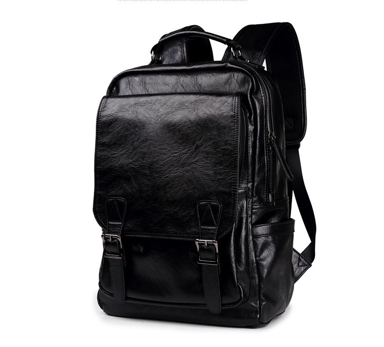 [HCM]BẢO HÀNH 10 NĂM HÀNG NHẬP Balo nam đi học Hàn Quốc | Balo da nam | Balo nam đi học | BLL20 DA CAO CẤP ĐỰNG LAPTOP 15 INCH LOẠI 1