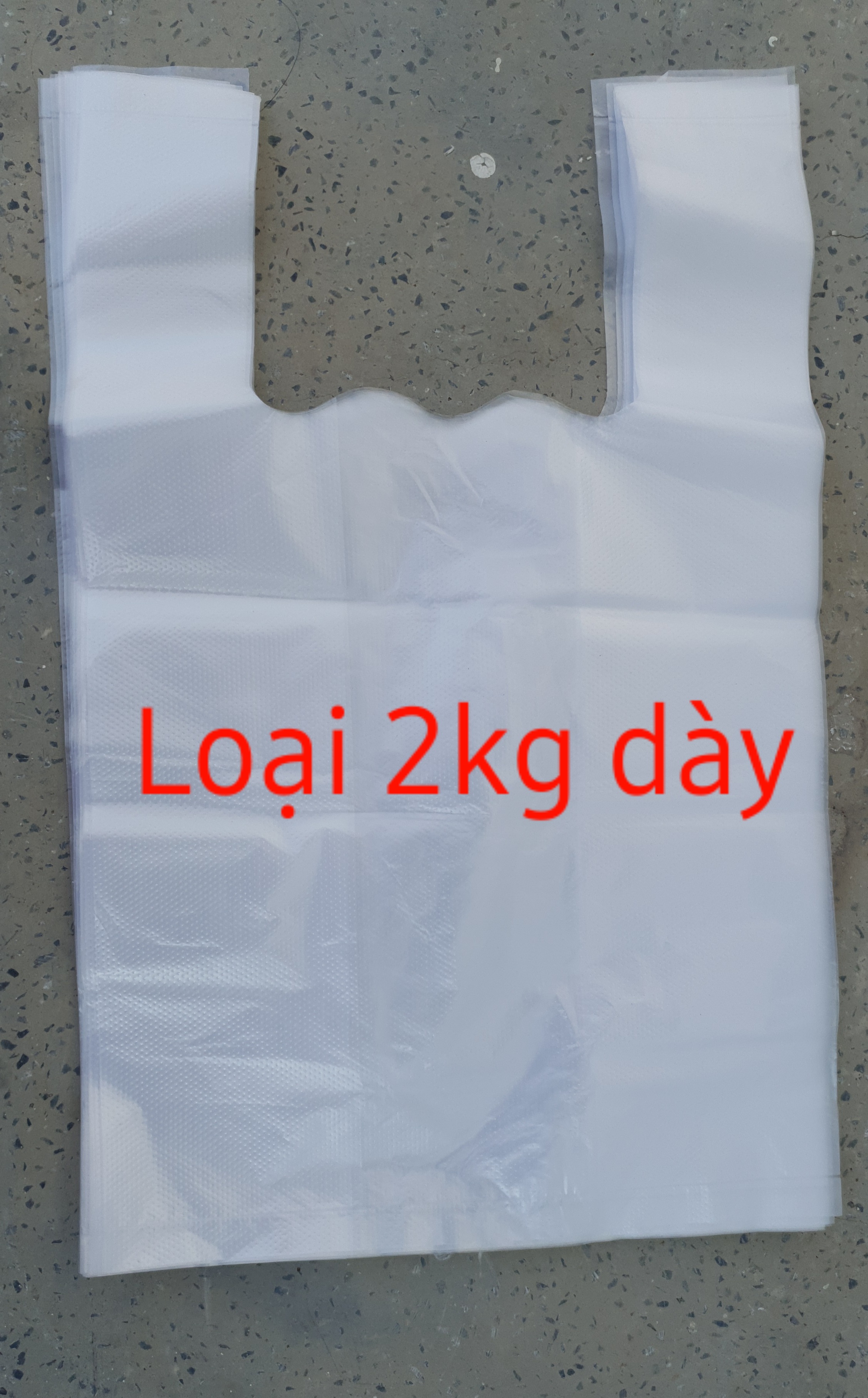 [1kg] Giá Sỉ - Túi xốp đựng hàng trắng có 2 quai loại 2kg - Túi xốp gói hàng - Túi nhựa đựng đồ - Túi nilong đựng đồ - Túi nilong gói đồ - Bọc xốp đựng đồ - Bị đựng đồ loại 2kg